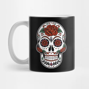 Dia De Los Muertos - Day of the Dead Mexican Sugar Skull - Halloween Mug